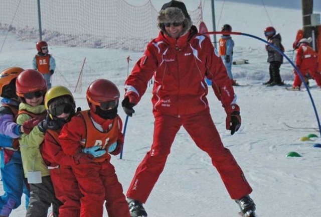  Skifahren mit Kindern 